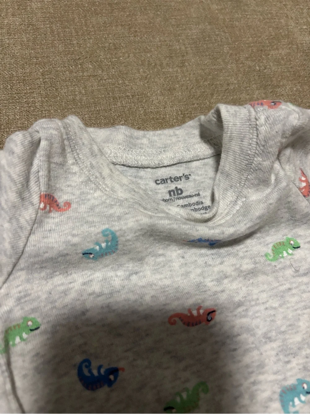 Carters light gray